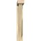 Ekena Millwork Traditional Block Rough Sawn Bracket w/ Offset Brace, Douglas Fir, 4"W x 18"D x 26"H BKT0402X18X26TRA05RDF - alternate 3